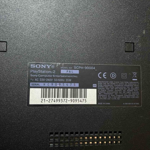 PlayStation 2 Slim SCPH-90004 κονσόλα σαν καινούργιο με αυθεντικό χειριστήριο και καλώδια