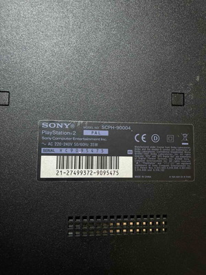PlayStation 2 Slim SCPH-90004 κονσόλα σαν καινούργιο με αυθεντικό χειριστήριο και καλώδια