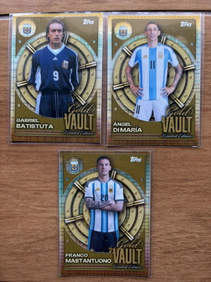 2025-26 Topps Argentina Collector Tin Gold Vault lot new