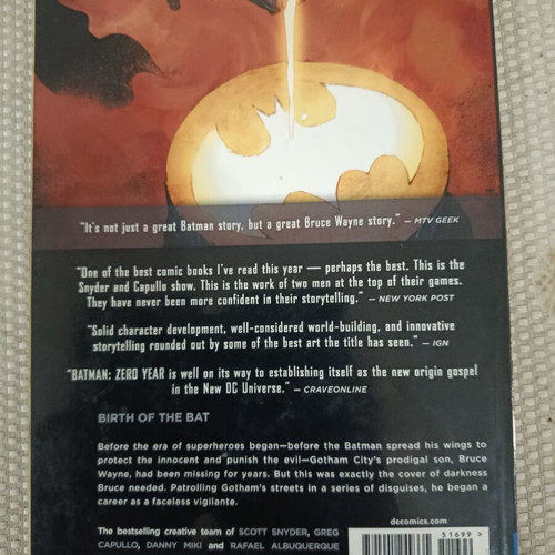 Batman Vol 4 Zero Year Secret City graphic novel used