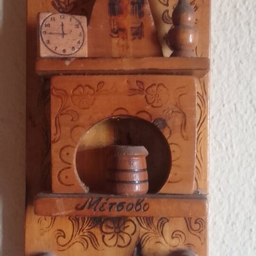 Wooden traditional Metsovo souvenir like new