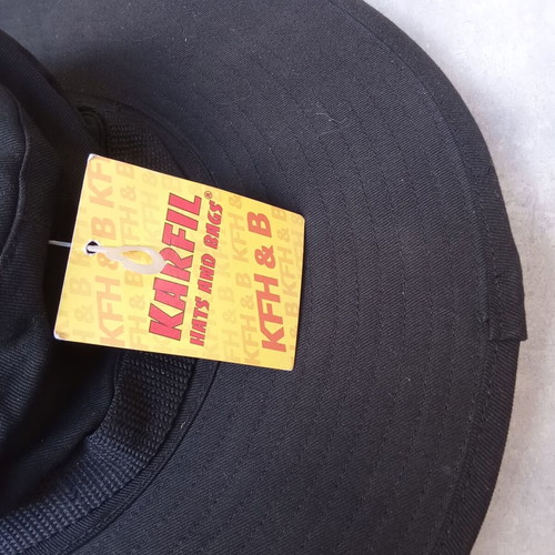 Hat with brim Karfil Greek made new black