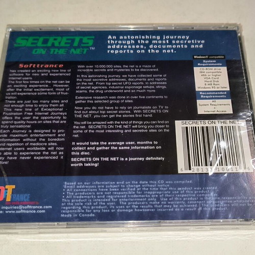 PC Net Hunter and Secrets on the Net educational programs new, English