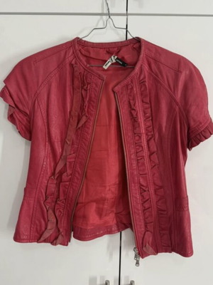 Δερμάτινο jacket Imperial σαν καινούργιο, φούξια κοντό