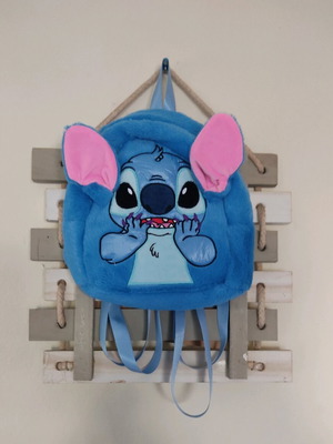 Τσάντα πλάτης μπλέ με Stitch καινούργια για μικρούς ήρωες