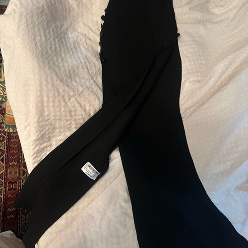 Zara top XS like new, black with hood and button details