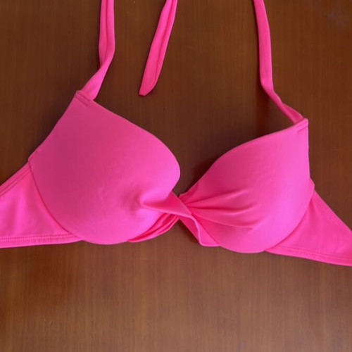 H&M Bikini Top new, size 75B, pink