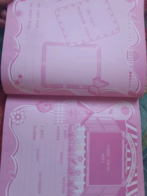 Children's Memory Album like new, journal diary in English