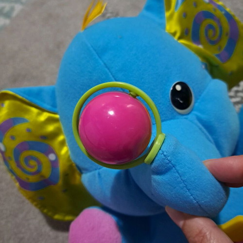 Hasbro Playskool Busy Elephant toy for fine motor skills used