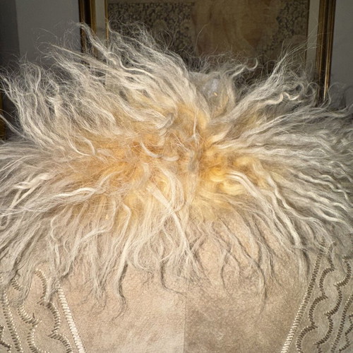 Castor coat, beige, size M