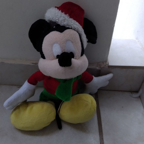 Mickey Mouse Plush Santa Claus like new