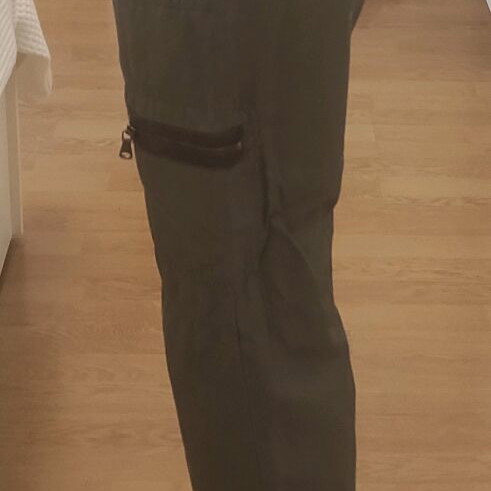 Cargo pants used, olive, size S