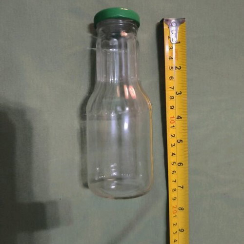 Glass decorative bottle like new for painting or storing drink and holy water