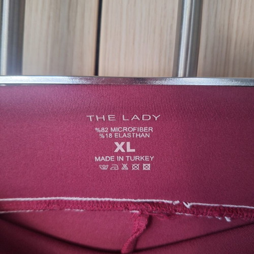 Sports leggings The Lady new, white and red, XL