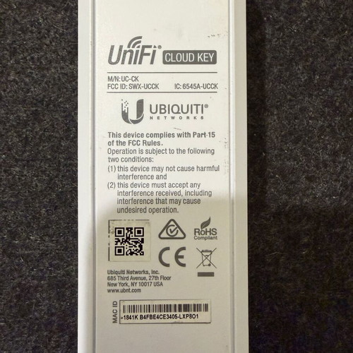 Ubiquiti UniFi Cloud Key Gen1 UC-CK like new hardware controller