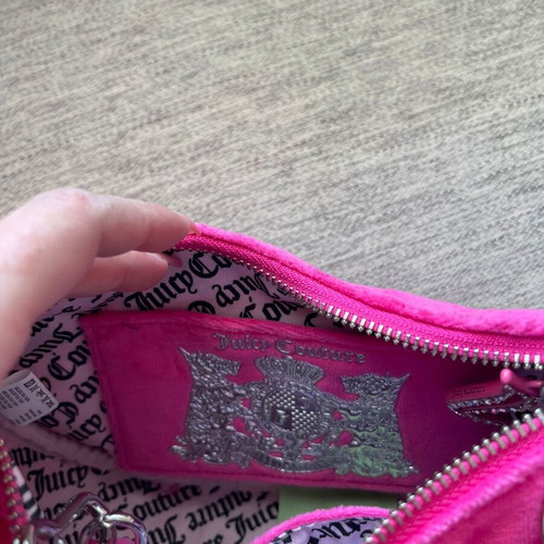 Juicy Couture Blossom chain crossbody bag like new, pink