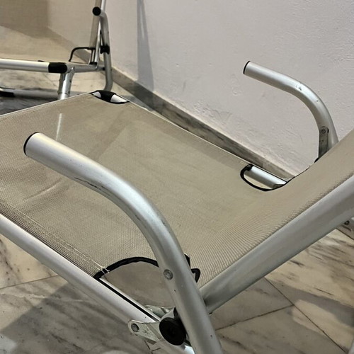 Bliumi 5523B high beach chair, grey