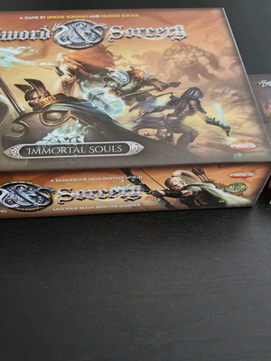 Sword and Sorcery Immortal Souls board game with Onamor Hero pack like new