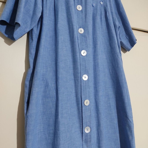 Summer dress size L like new, light blue
