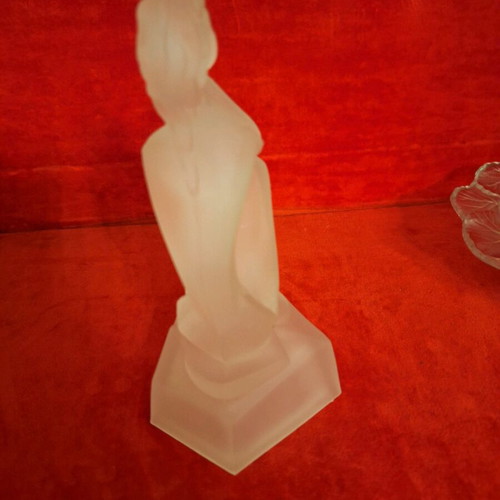 Nude Clear Crystal Girl Like New, Pure White Crystal from France