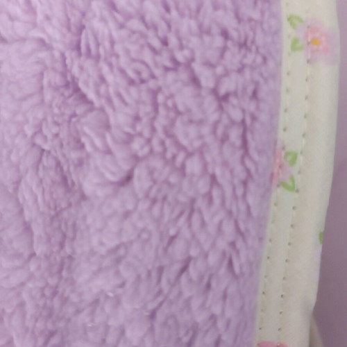 Baby blanket new lilac with printed edging