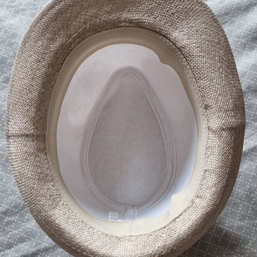 Children's Fedora Panama hat like new, beige