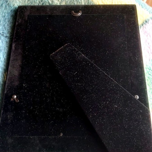 Large photo frame in golden tone like new