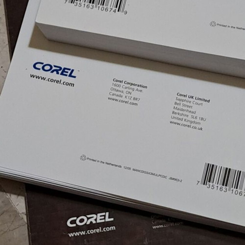 Corel Draw X3 Graphics Suite 4 CD-ROM new, vintage
