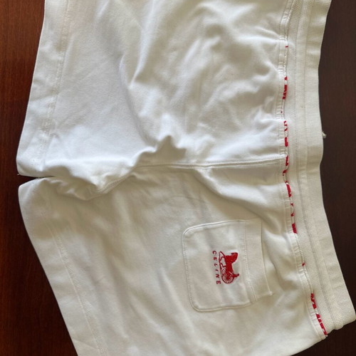 Celine white shorts with authentic logo like new, size L