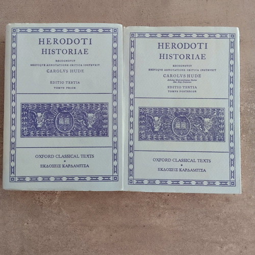 Herodotus Historiae 2 volumes like new in Ancient Greek