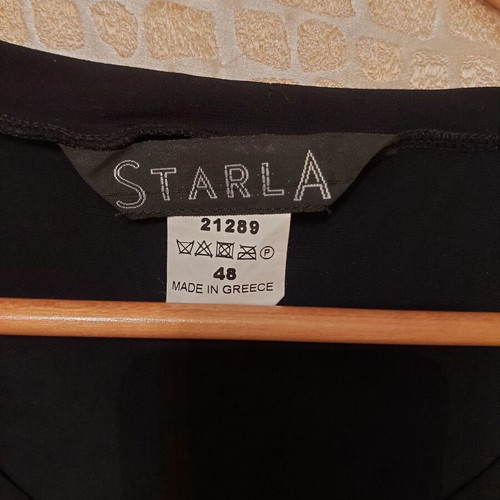 Women's blouse with rhinestones like new, black
