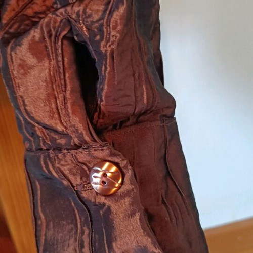 Iso blouse wrap brown like new, size L