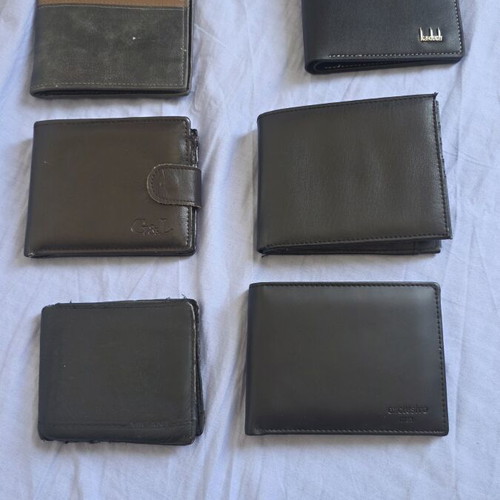 Men's wallets, set of 6, 3 new