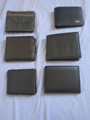 Men's wallets, set of 6, 3 new