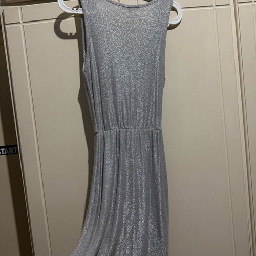 Zic Zac silver maxi dress like new, size S