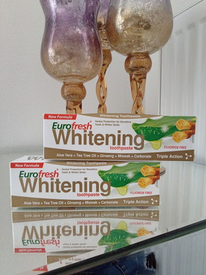Eurofresh Aloe Vera Whitening Toothpaste 112gr new