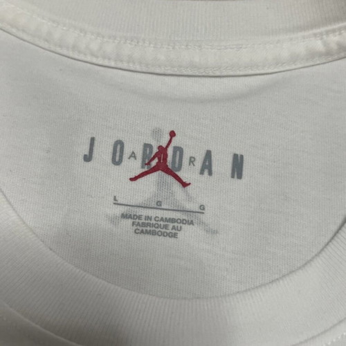 Jordan T Shirt New, White and Black, Size L