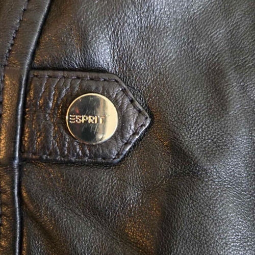Esprit leather jacket like new, black, size 36