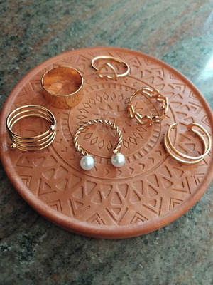 Fo Bizou rings set of 6 new