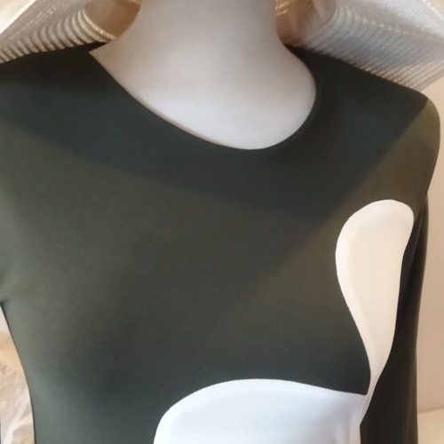 No Limit dress khaki with white daisy, like new