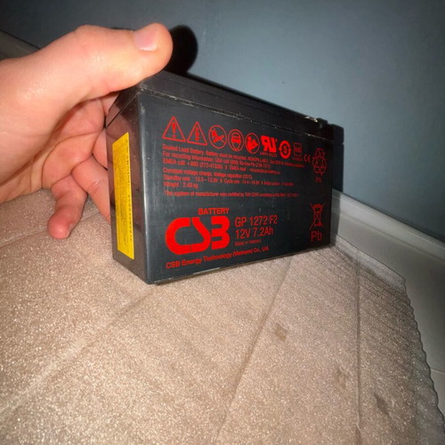 CSB GP1272 F2 UPS Battery 7.2Ah 12V new, 1 piece