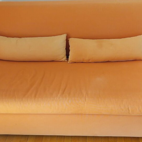 Neoset sofa bed used with slight fabric fading