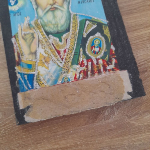Saint Nicholas image used, small icon 10.5x15cm