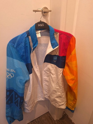 Olympics Athens 2004 Volunteers Adidas Flying Jacket size large like new