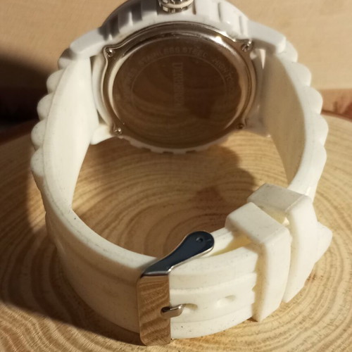 Dyrberg Kern quartz watch like new with crystals and rubber strap