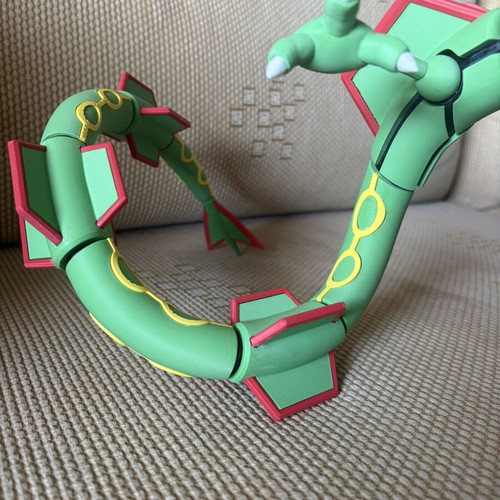 Pokémon Rayquaza figure, dragon flying type