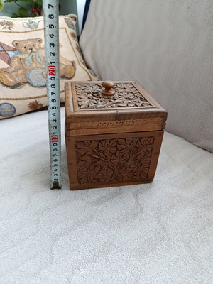 Woodcarving box used