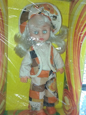 Plaggona vintage doll 70s in original box new