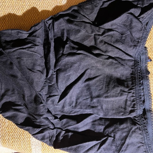 Navy blue lingerie set 100% cotton, new, size 80B