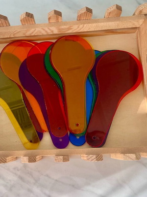 Лещи-призми за учене на цветове като нови